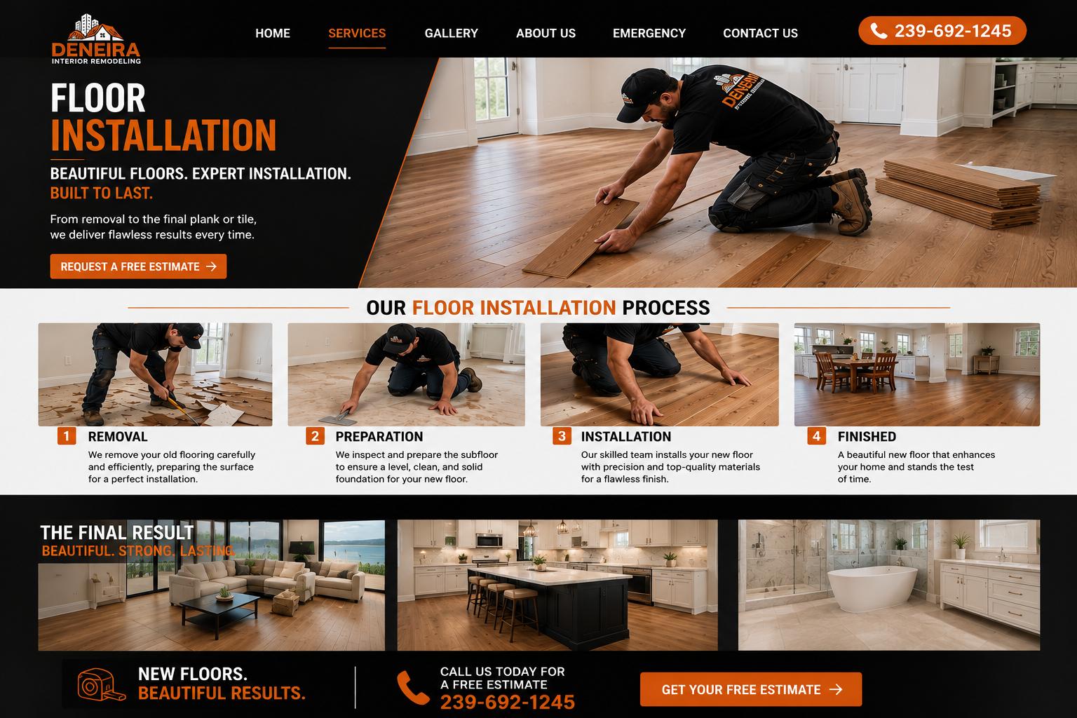 Flooring installation